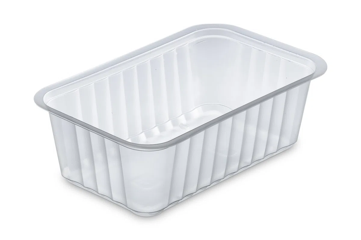 GUILLIN – alphacel mcl760tp Pack de 6 Bolsas de 100 Barquettes scellable, plástico, translúcido, 17.7 x 11.3 x 5.7 cm