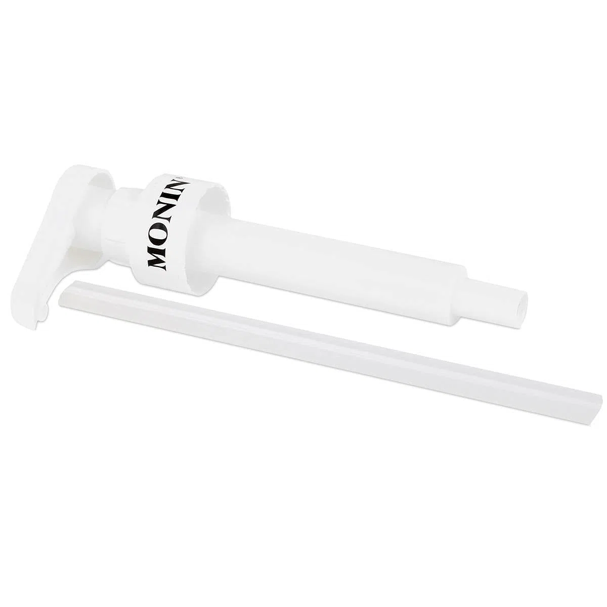 Juego de 2 bombas de jarabe para jarabe Monin de 0,7 litros, dispensador de botellas de cristal, bomba dosificadora para 10 ml + 1 cepillo de limpieza ZZ-Clan apto para tubo ascendente