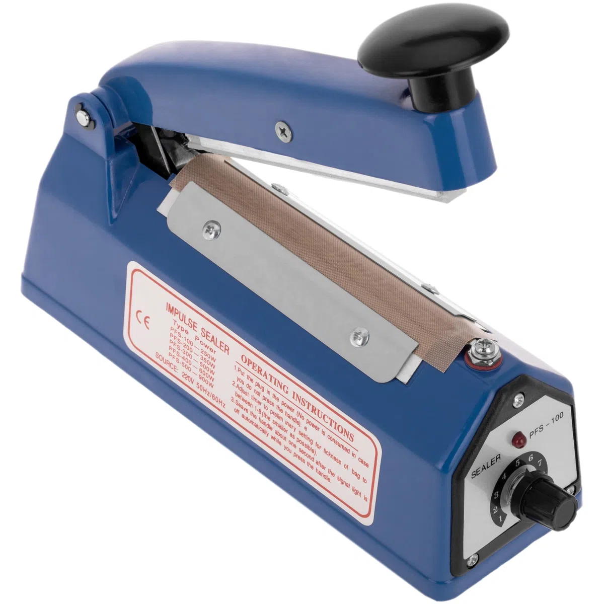 PrimeMatik - Selladora térmica de 10 cm para Bolsas de plástico
