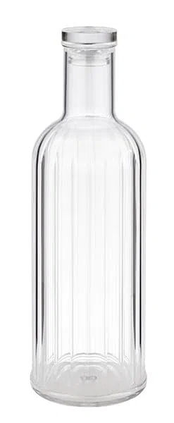 APS 10748 - Botella de silicona transparente (9 x 28,5 cm, 1 litro, MS, silicona)