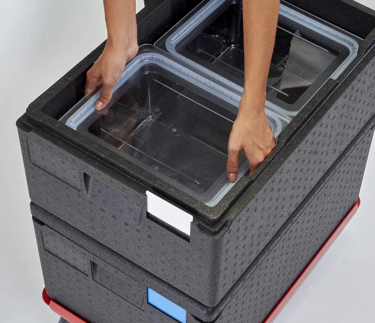 Cambro DM745 Gastronorm 1/2 - Sartén (policarbonato, 150 mm), transparente