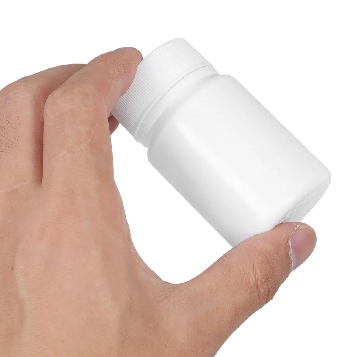 Garneck Botellas de Plástico Vacías 50 Ml Paquete de 20 Unidades con Tapa de Rosca y Sellado Hermético Frascos Reutilizables para Almacenamiento de Pastillas Aceite de Pescado