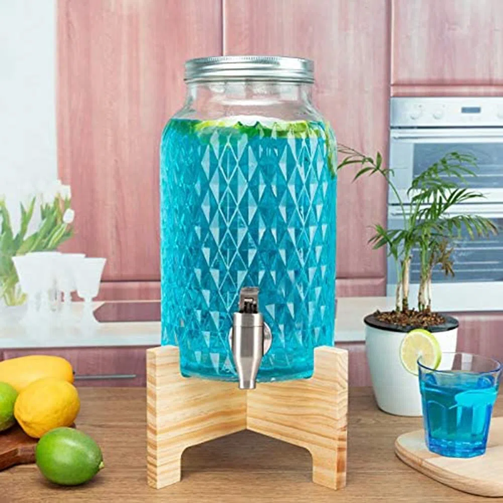 Dispensador de Acero Inoxidable para Agua Bebidas Grifo de Bebidas Grifo de Estilo de Empuje de Repuesto Duradero, Paquete de 2