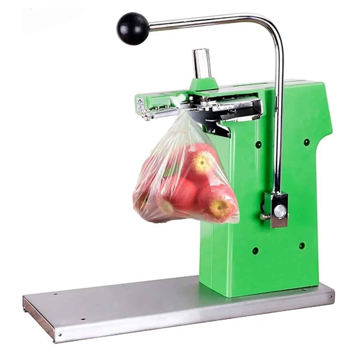 Sellador de bolsas de alimentos con mango ergonómico, estanqueidad ajustable para embalaje de frutas frescas, verduras y panadería