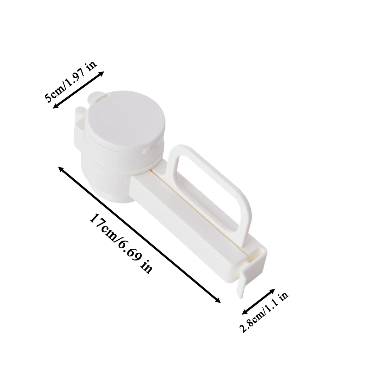 2 clip para bolsas con boquilla, clips de cierre con escurridor, clips de cierre con sacudida, reutilizables para alimentos,dispensador de aperitivos para embalaje, dulces