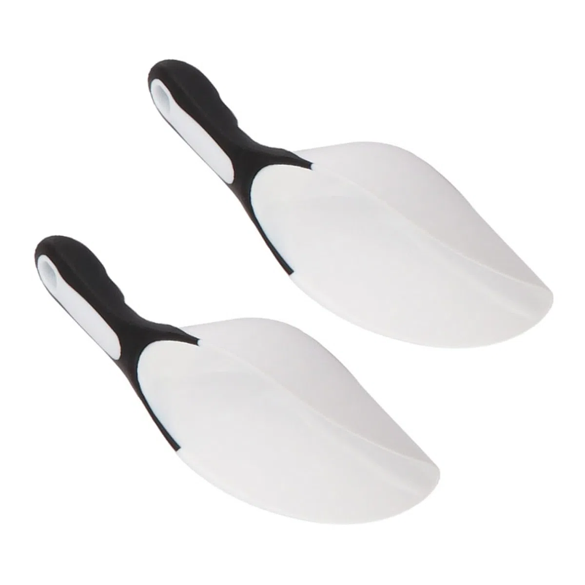 2 Palas de Cocina de Pp Reutilizables para Servir Secos y Patatas Fritas Superficie Lisa para Uso en Cocina Hogareña