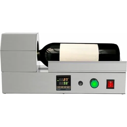 Máquina eléctrica del encogedor de la cápsula del vino, sellador de calor digital del PVC para el envoltorio de la botella, tapa de la mesa compacta con la temperatura ajustable, calefacción rápida de