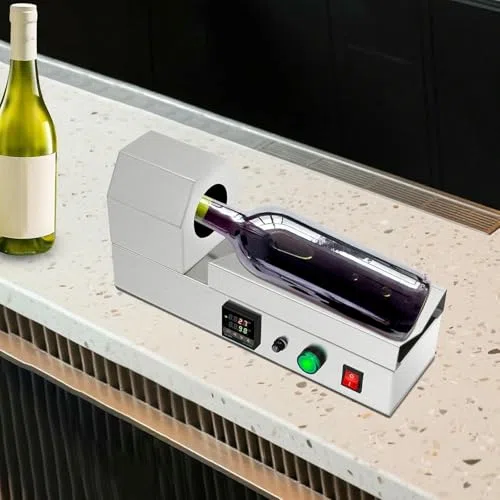 Máquina eléctrica del encogedor de la cápsula del vino, sellador de calor digital del PVC para el envoltorio de la botella, tapa de la mesa compacta con la temperatura ajustable, calefacción rápida de