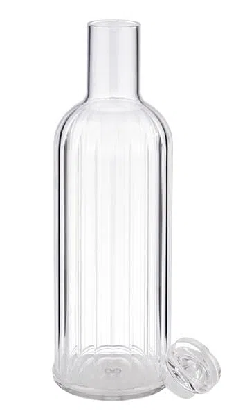 APS 10748 - Botella de silicona transparente (9 x 28,5 cm, 1 litro, MS, silicona)