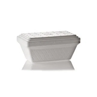 10 bandejas térmicas de 750 cc, color blanco, para llevar helado, 22 x 11,5 x 9,6 cm de altura. Resistencia térmica de 1 hora aprox.