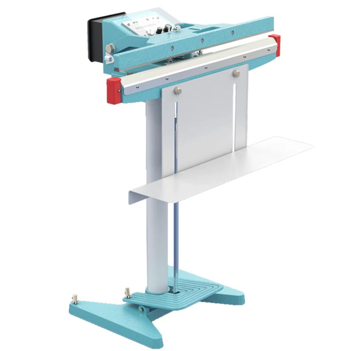 Máquina selladora térmica automática, dispositivo de sellado de bolsas de impulso de pedal de pie, sello comercial de un solo lado para almacenamiento y embalaje de alimentos