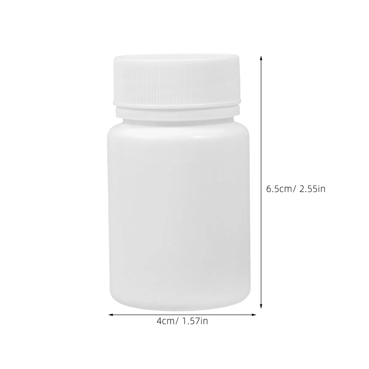 Garneck Botellas de Plástico Vacías 50 Ml Paquete de 20 Unidades con Tapa de Rosca y Sellado Hermético Frascos Reutilizables para Almacenamiento de Pastillas Aceite de Pescado