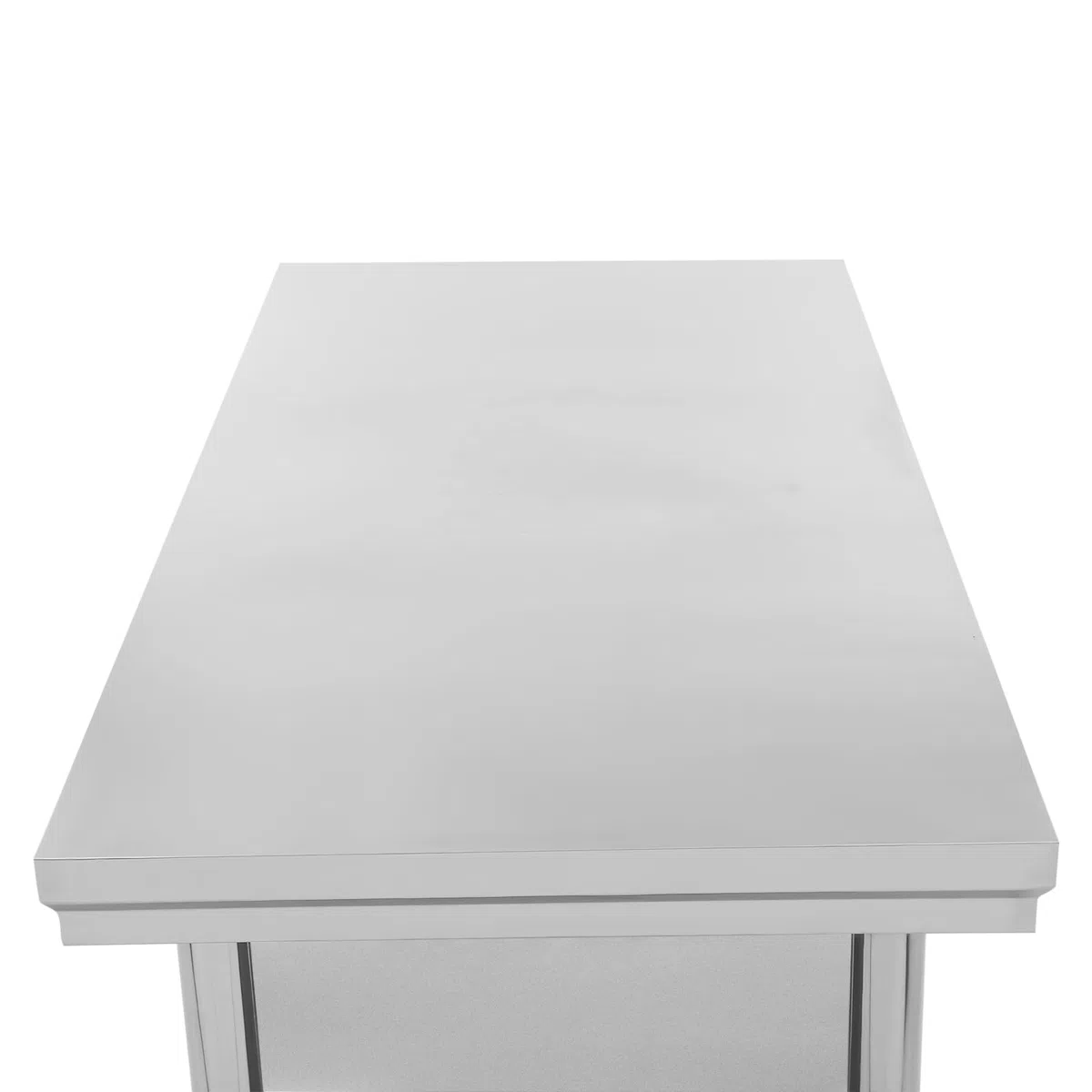 Mesa de trabajo de acero inoxidable de 3 niveles, altura ajustable, mesa de cocina, placas gruesas para cocinas, garajes, jardines, bufés, eventos de catering, almacenamiento de objetos, 120