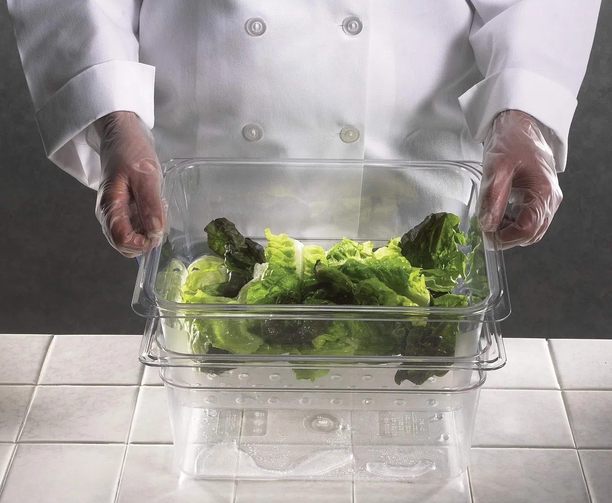 Cambro DM745 Gastronorm 1/2 - Sartén (policarbonato, 150 mm), transparente