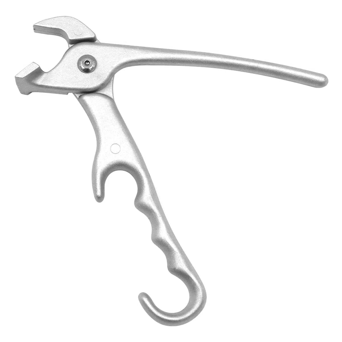 Pinza para Bandeja de Pizza de Aluminio Fundido Premium de 8 Pulgadas, Pinzas de Agarre para Horno de bandejas Profundas Resistentes, agarrador de bandejas para Pizza