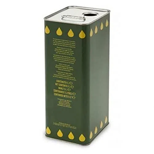 GR 4 latas de Lata de Metal para Aceite contenedor 3 l con tapón y asa 7801
