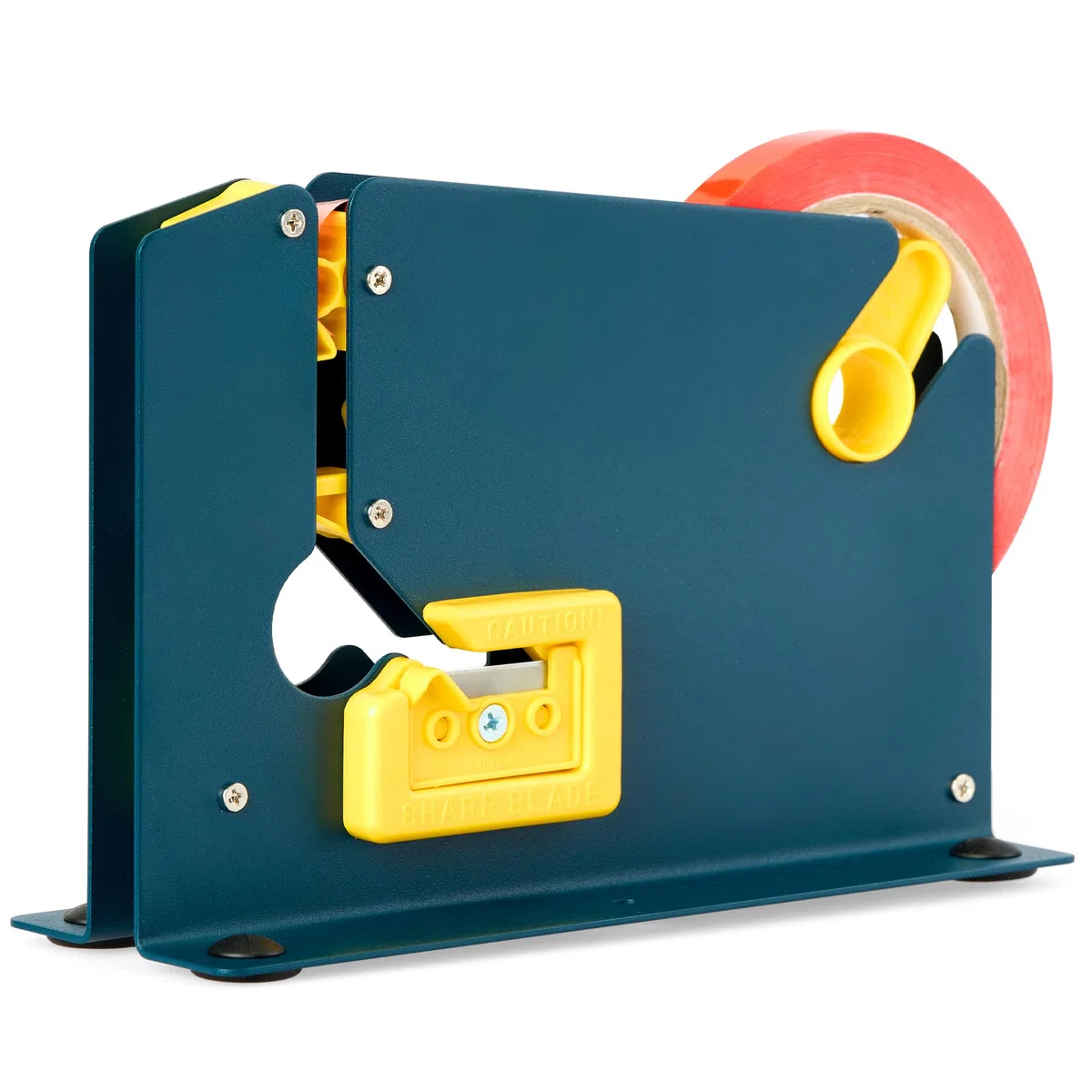 Precifilm Máquina Cierra Bolsas – Sellador de Bolsas de Plástico para Cierre Rápido y Seguro, Compatible con Cintas Adhesivas de 12 mm, Ideal para Tiendas y Uso Doméstico, Metal, Azul