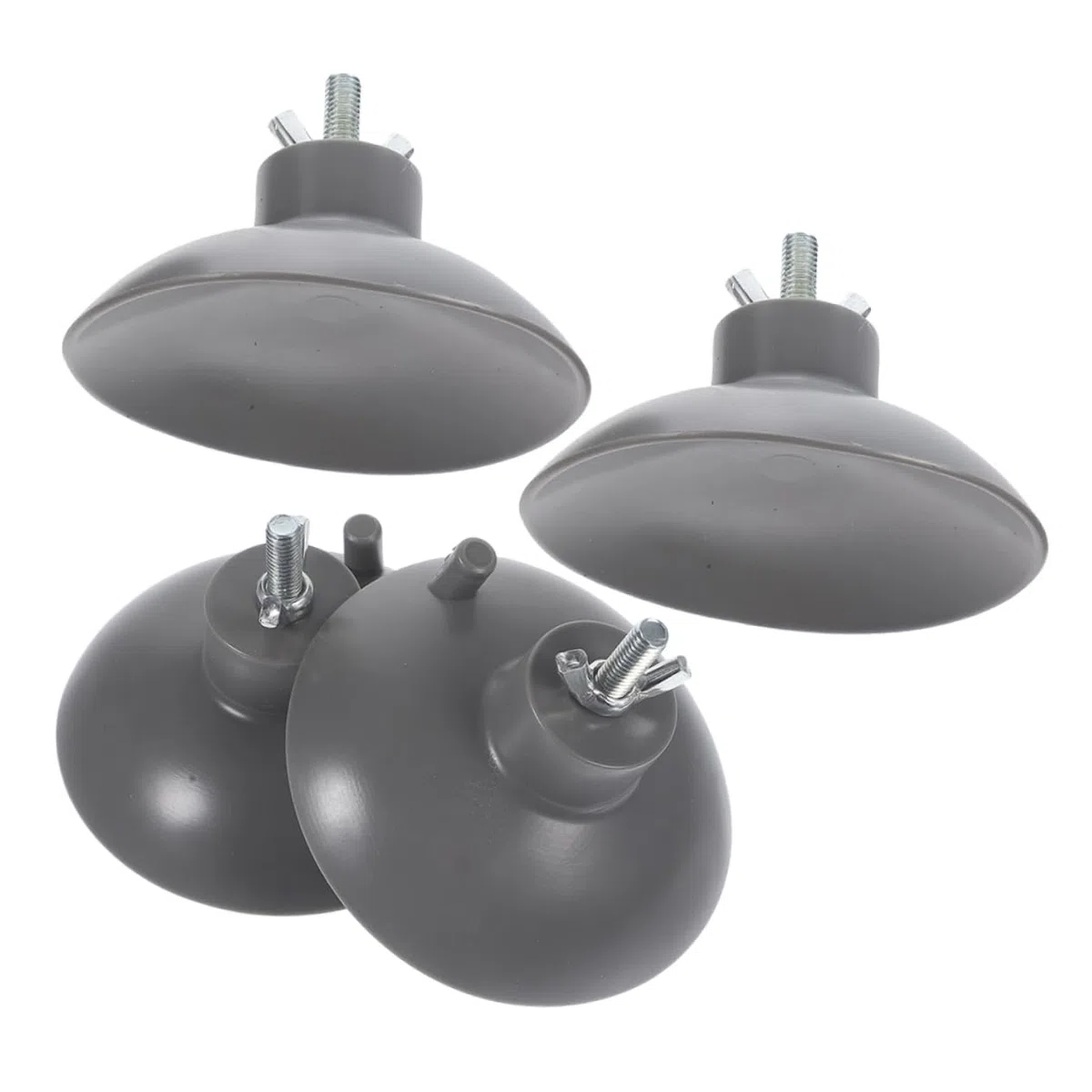 SOLUSTRE 4 Piezas de Ventosas Fuertes para Pies de Freidora de Pvc, Alta Eficiencia y Resistencia, Ideales para Cocina y Preparación de Alimentos