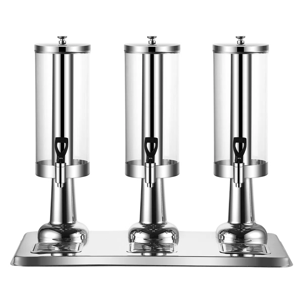 Dispensador Bebidas con 3 Dispensadores Autoservicio Dispensador Bebidas con pósito para Cafería, Caring