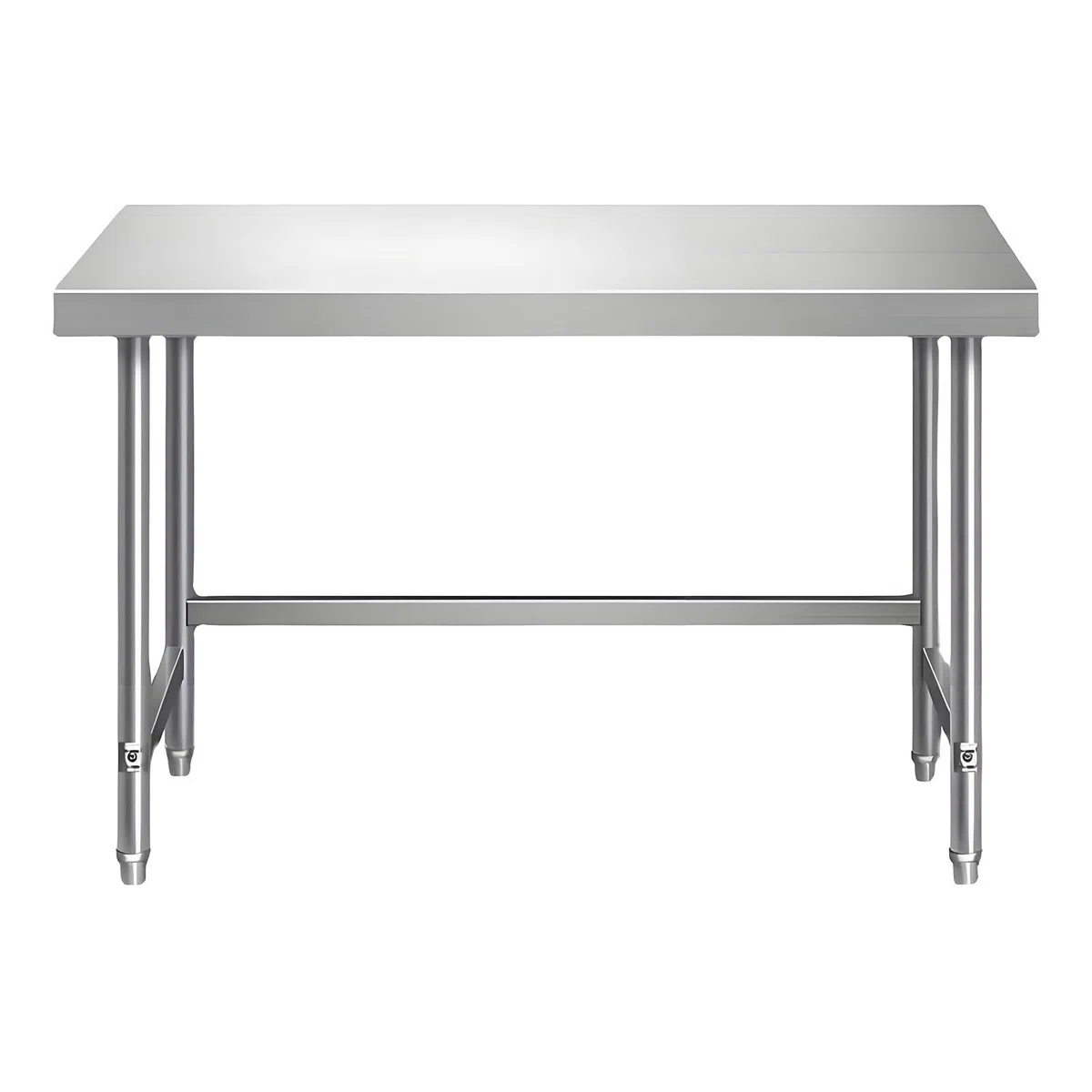 Mesa de preparación de cocina comercial de acero inoxidable, banco de trabajo duradero para preparación de alimentos y picar, ideal para restaurantes, hogares y hoteles (90 x 60 x 80 cm
