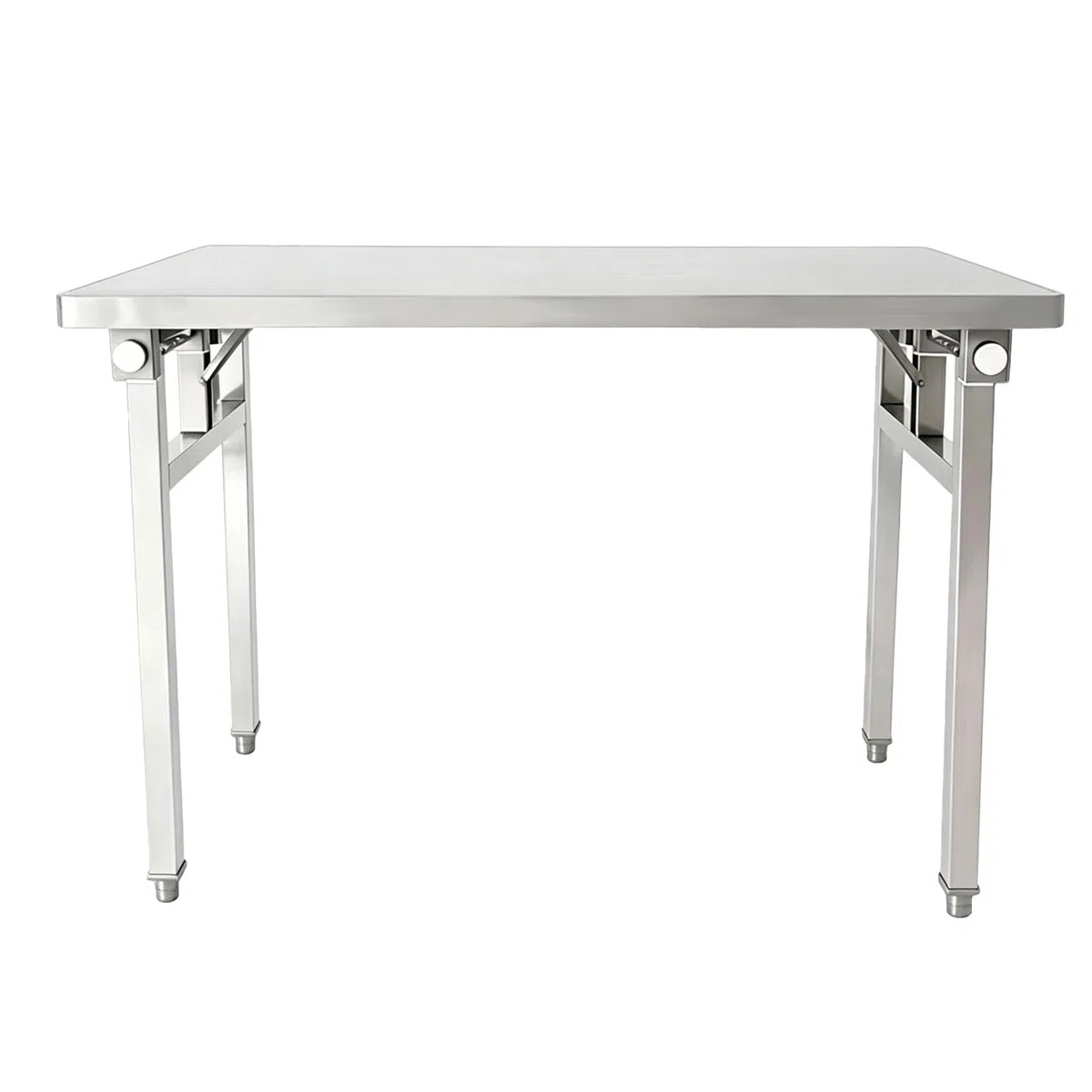 Mesa de preparación Plegable de Acero Inoxidable, Mesa de Trabajo Comercial (Rectangular de 39,4 * 23,6 * 31,5 Pulgadas)