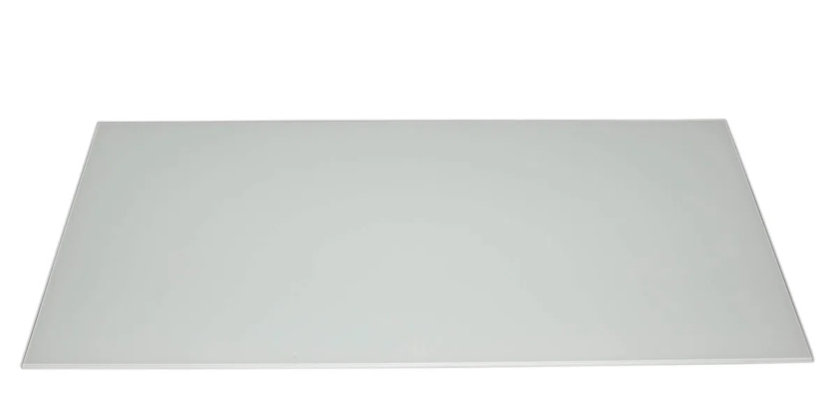 Home>it® Plato de salpicaduras cuadrado 60 x 30 cm vidrio blanco templado
