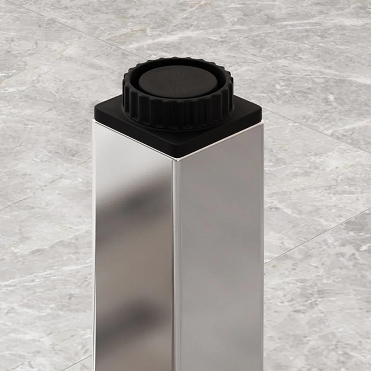 Mesa de trabajo plegable de acero inoxidable resistente para cocina, mesa de preparación comercial para el hogar, garaje y taller (120 x 120 x 72 cm), diseño duradero que ahorra espacio