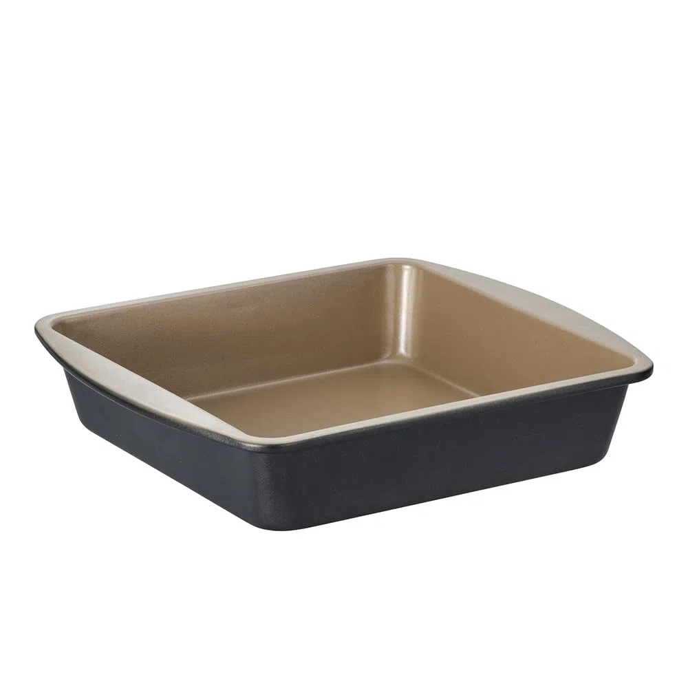 Stanley Rogers Ceramabake - Molde cuadrado de cerámica antiadherente saludable de 20 x 20 x 5 cm, hornear sin PFAS PTFE PFOS PFOA cadmio y plomo, ideal para brownies, pasteles y horneado diario
