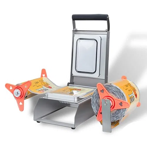 Máquina envasadora y selladora de Alimentos con Control de Temperatura y presión Manual para un envasado eficiente de Comida para Llevar, Ideal para Pasteles y bento, 150-250,140 * 140mm