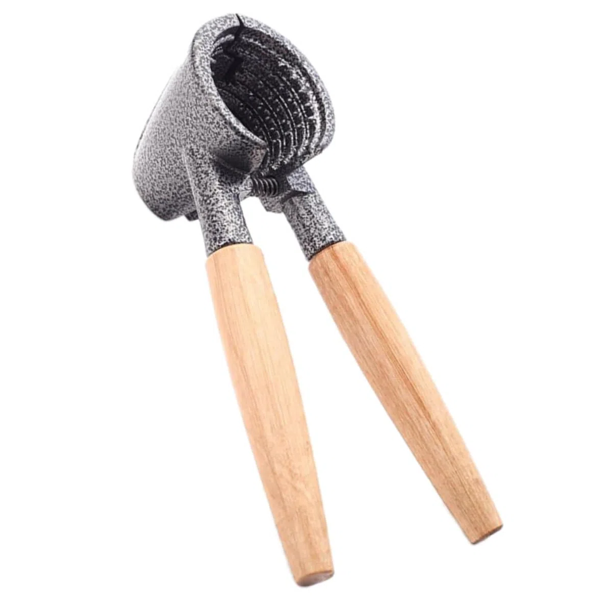 Mikikit Cascanueces Abridor De Nueces Multifuncional para Abertura De Castañas y Nueces Herramienta De Cocina De Aluminio con Diseño De Filtro para Uso Casa y Eventos Festivos
