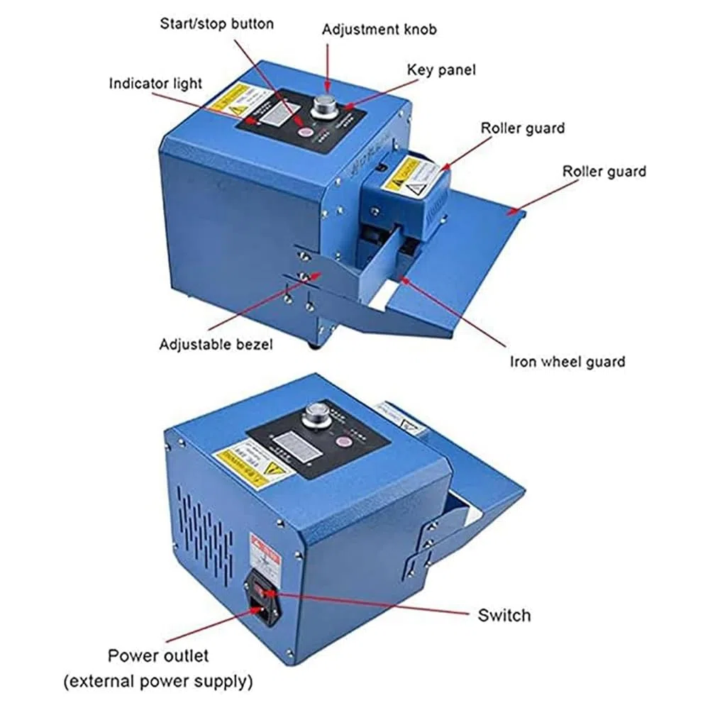 Sellador automático de bolsas de plástico, máquina de sellado térmico continuo de 300 W, sellador de banda industrial de 5 m/min para embalaje de alimentos