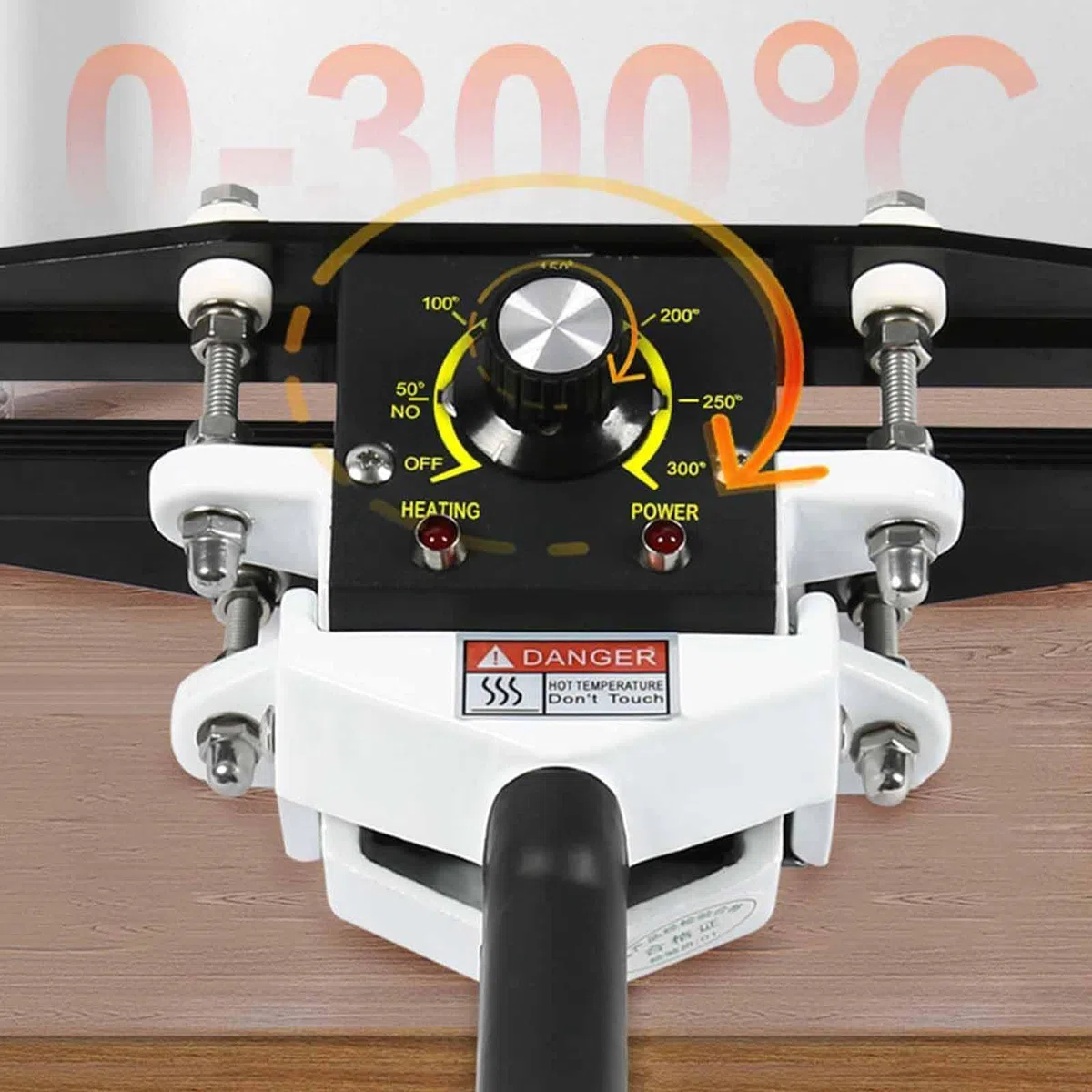 Sellador térmico portátil de mano, sello a rayas, calefacción de doble cara, temperatura ajustable, semiautomático, para volver a sellar papel de aluminio, papel kraft y bolsas de poliéster