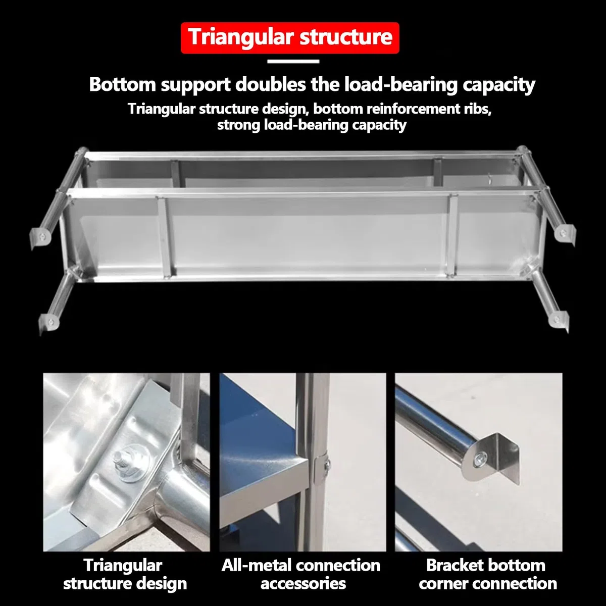 Mesa de trabajo comercial de acero inoxidable con armario de puerta corredera, mesa de preparación resistente para restaurantes y hogar, solución de almacenamiento duradera